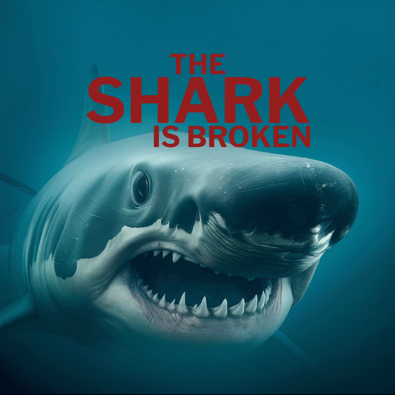 SHARK GRAPHIC WITH RED